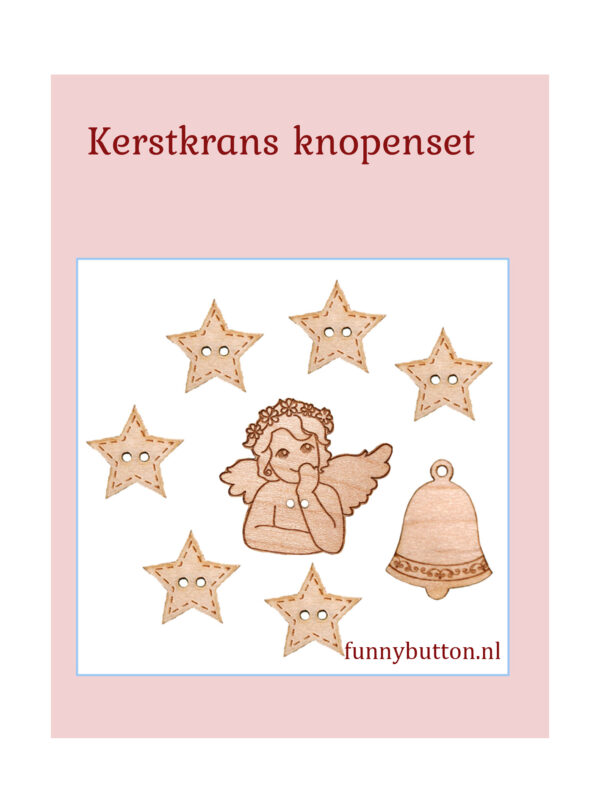 Kerstkrans quiltje - Afbeelding 2