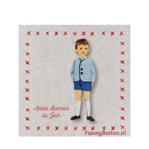 Blauwe korte broek voor jongen7