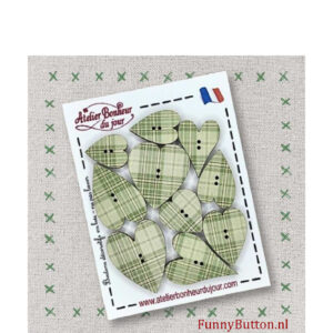 Ruit hart - groene kleuren