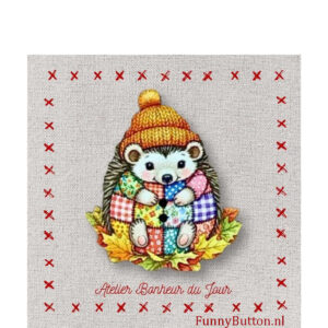 Egeltje met lapjes jasje