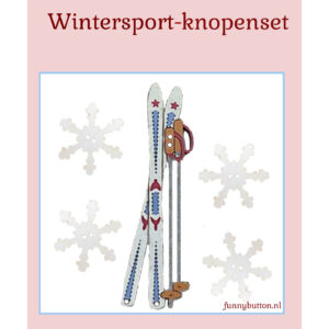 Wintersport knopenset