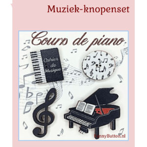 Muziek knopenset