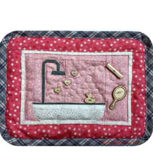 Badkamer quiltje