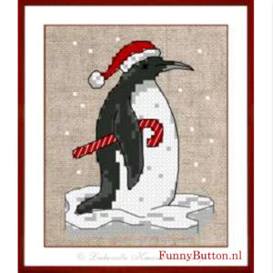 Kerst Pinguïn Borduurpakket